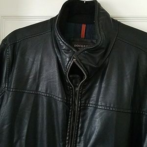 Dockers Leather Jacket Mens